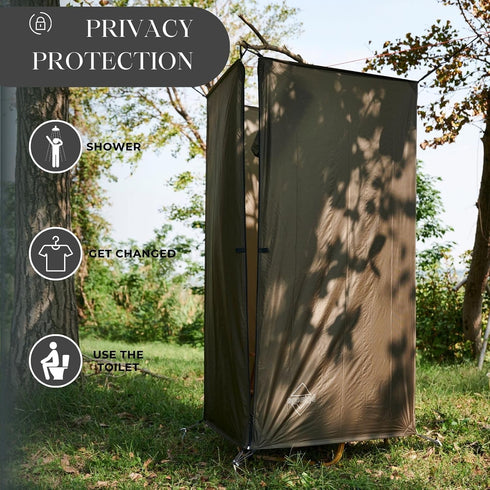 Backpacking onewind Portable Privacy Shower Tent, Ultralight Camping Shower Shelter Portable Toilet Tent Bathroom Tent