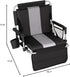 HIGH POINT SPORTS Foldable Stadium Seat Portable Folding Stadium Chairs Padded Bleacher Seat Cushion Bleacher Chair