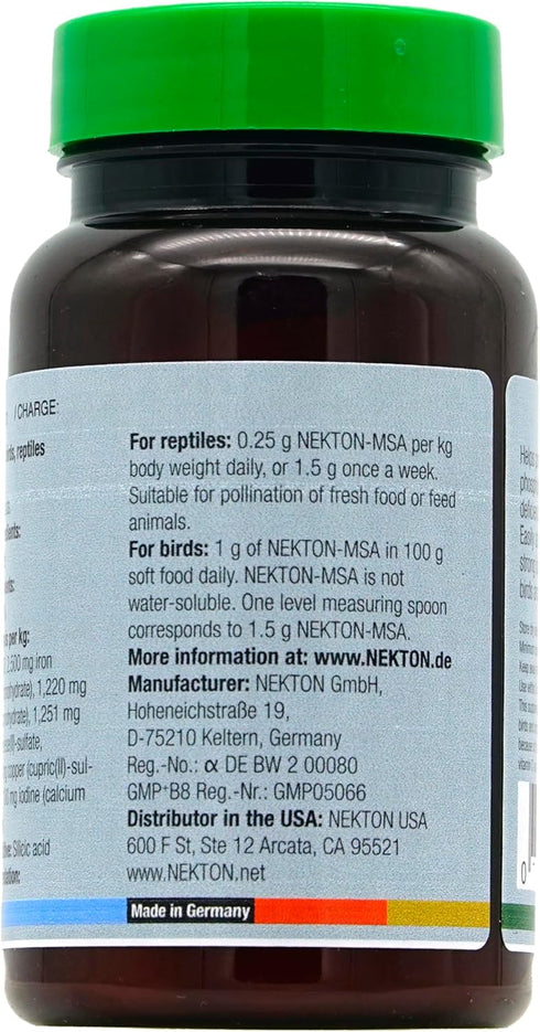 Nekton MSA High-Grade Mineral Supplement for Pets, 80gm