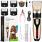 Dog Grooming Kit and Dog Paw Trimmer - Electric Quiet Cat Hair Clippers Set for Thick Coats