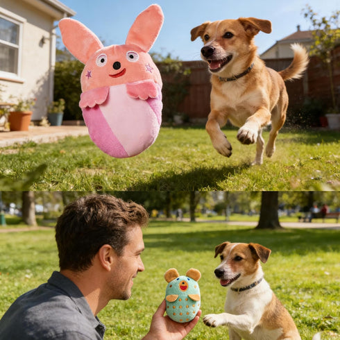 28Pcs Set Squeaky Dog Toys Bulk - Cute Small Dog Toys Plush Puppy Chew Toys for Small/Medium Dogs, Interactive Pet Toys