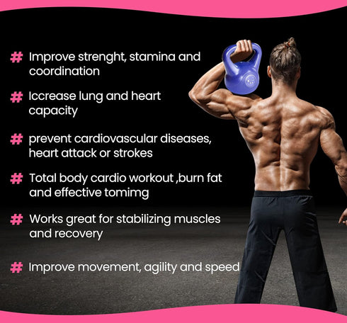 Gymenist Exercise Kettlebell Fitness Workout Body Equipment Choose Your Weight Size by GYMENIST