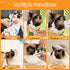27.6'' Cat Grooming Wrap for Cutting Nails Self-Adhesive Soft Polyester Fabric Swaddle Wrap for Cats Anti-Scratch