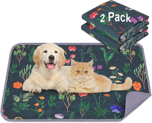 Washable Pee Pads for Dogs, 2 Pack Super Absorbent pee pads for