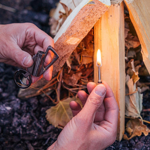 SURVIVE Permanent Match Bottle Opener, Reusable Survival Fire Starter Lighter, Waterproof Striker Stick Kit