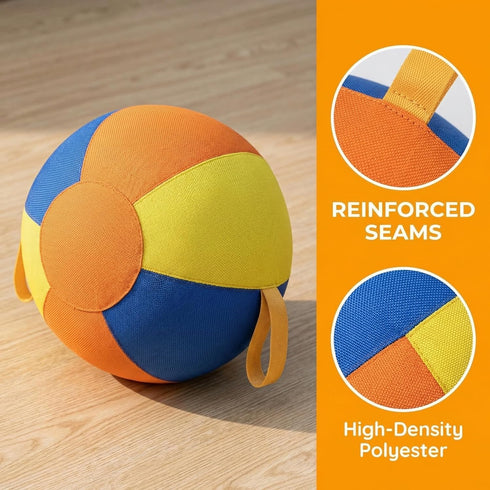 Generic 10/18/22" Herding Ball for Dogs & Horses - Tear-Resistant Inflatable Toy with Heavy-Duty Handle Cover & Pump