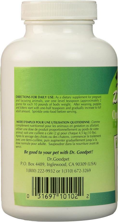 Optimum Growth - All Natural Multi-Vitamin/Mineral Powder for Kitten & Puppy Care