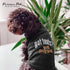 Parisian Pet Dog Tshirt - Lightweight Cotton Tank Top - Embroidered “Got Treats?” Sleeveless Black Tee for Large Dogs -