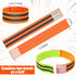 Yilloog 150 Pieces Reflective Arm Bands for Night Walking, Ankle Bands for Runners, High Visibility Tape Straps