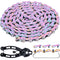 YBEKI Bike Chain, 6/7/8/9/10/11 Speed Bicycle Chain, 1/2 x 11/128 Inch, 116 Links, Multicolour