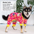 KYEESE Lightweight Dog Pajamas for Summer - Medium Pet Onesie Mesh Pjs, Fast-Drying Breathable Costume, XX-Large