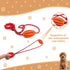 Interactive Dog Chew Toy with Rope for Aggressive Chewers - Treat Dispensing, Toothbrush for Pet Teeth Cleaning