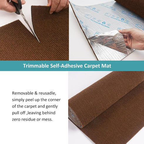 Cat Scratch Furniture Protector, 78.7"x15.8" Trimmable Self-Adhesive Couch Protector for Cat Wall Scratcher