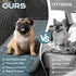 53" 24") Backseat Dog Bed Mat for Car, Dog Car Seat Cover for Back Seat, Pet Car Blanket Soft and Comfortable, Upgraded