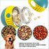 Interactive Dog Treat Puzzle, Dispenser with Button, Puppy and Medium Dog Toy, Feeder for Boredom