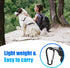 Dog Bowl Pet Collapsible Bowls, 2 Pack Portable Water Bowls for Cats Dogs with 2 Carabiners, Small Black