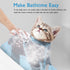 Trimming SUPVOX Adjustable Breathable Cat Bathing Bag with Muzzle for Grooming Nail and Shower Safety