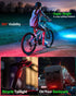 Victoper High Lumens Bike Light, Super Bright USB Rechargeable Headlight & Tail Light Set for Night Riding