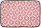 Bone Dry Machine Washable Ultra Absorbent Pet Mat, 12x18, Rose/Off-White Lattice