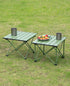 iClimb Ultralight Compact Camping Folding Table with Carry Bag, Reinforced Green - S
