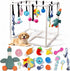 Puppy Play Gym with 15 Puppy Toys, Indoor Jungle Gym with Puppy