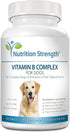 Vitamin B for Dogs, Complete B Complex for Blood Cell & Nervous System Health, 120 Chewable Tablets