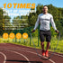 Weighted Jump Rope for Adults - Exercise Jumprope with Comfortable Grip & Carry Bag for Total Body Fitness