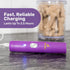 Hertzko Electric Cat & Dog Nail Grinder, Rechargeable Trimmer for Small and Large Dogs