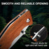 Vickay Pocket Knife, 2.75” 8Cr13MoV Stainless Steel Blade, EDC Knife for Hunting, Camping, Hiking, Everyday Carry