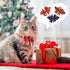 Christmas Adjustable Dog Ties Set - 85 Pcs Includes Bow Tie, Neckties, Flower Bowknot, Bandana, Scarf for Xmas Puppy Cat