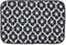 Bone Dry Ultra Absorbent Pet Mat, Machine Washable, 12x18, Black/Off-White Lattice