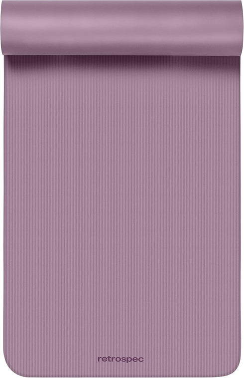 Retrospec Solana 1 Inch Yoga Mat for Home and Studio Use