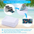 24 Count 40"x12" BBTO Sublimation Cooling Towels Bulk for Sports White Golf Sweat Gym Towel Ice Breathable Soft Chilly