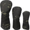 Golf Head Covers for Clubs, PU Leather Vintage Design Ladies Driver Headcover Set with Numbered