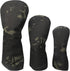 Golf Head Covers for Clubs, PU Leather Vintage Design Ladies Driver Headcover Set with Numbered