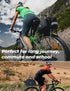 KEMIMOTO 20L Capacity Bike Rear Rack Bag, Water Resistant Bicycle Pannier with Rain Cover