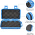 Waterproof Shockproof Box, Plastic Protective Hard Case for Outdoor Survival, Airtight Storage Container (S, Blue)