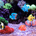 Weewooday 20 Pieces Artificial Moving Fishes - Plastic Floating Fish Ornament Aquarium Decorations for Fish Tank