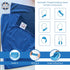 Nomadic Thread Set, 2-Pack, 30" 12" inches, Premium Quality Microfiber Cooling Towel Royal Blue, x Best for Workout