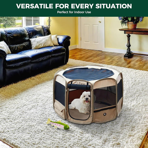 36 inchPatent FXW Gotent Unleashed Dog Playpen Designed for Indoor/Outdoor/Travel Use, Suitable for Puppy and Small