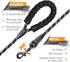 Rope Dog Leash 6 ft, Heavy Duty, Reflective, Tangle-Free rope with Comfortable Padded Handle, Ideal for small medium large Breed Dogs, Perfect for Walking, Running & Training (1/2" Black)