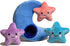 MODERN WAVE Interactive Squeaky Plush Hide and Seek Squirrel Puzzle Toy for Dogs, Small Size