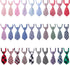 Segarty 30 PCS Dog Ties and Bows, Plaid Pet Neck Ties Grooming Accessories for Small Medium Dogs, Birthday Photography