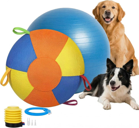 Generic 10/18/22" Herding Ball for Dogs & Horses - Tear-Resistant Inflatable Toy with
