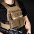 PETAC GEAR Tactical Molle Admin Pouch, Small Organizer Pocket for Tactical Vest, EDC Gun Belt, Molle Platform