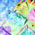 50 Set 5 Sanwuta Pcs Birthday Dog Bandanas Bulk Pastel Candy Sprinkles Bandanas for Dogs Triangle Kerchief Bibs Scarf