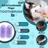 SHYNEE 8PCs 2X Dog Grooming Kit - Dog Shampoo Brush | Washing Gloves | Adjustable Dog Bath Brush | Dog Paw Cleaner |
