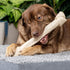 Pet Factory 100% Made in USA Beefhide 15-17" Knotted Bone Dog Chew Treat - Natural Flavor, 1 Count