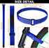 HESTYA 12 Pieces Bike Rack Straps 26 Inches Adjustable Bike Cinch Straps Bike Wheel Stabilizer Straps Bicycle Accessories for Transporting Bicycles (Black, Orange, Blue)