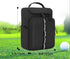 Golf Shoe Bag Holds US Mens 14 Pair of Shoes, Carrier with Free Gloves Holders and Accessory Pockets, Black